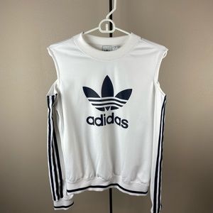 Adidas cold shoulder sweatshirt